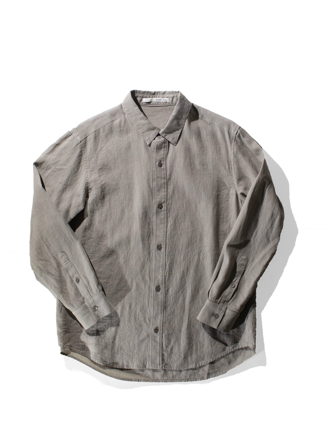 Evam Eva Water Linen Shirt in Green Haze