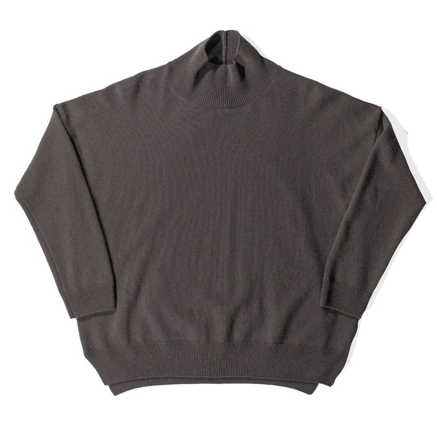 Evam Eva Cashmere Turtleneck in Khaki