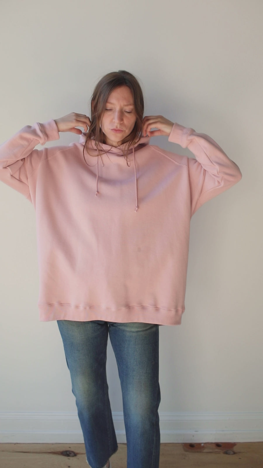 Ichi Antiquités French Terry Hoodie in Pink