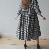 Fabiana Pigna Fer Dress in Navy Plaid