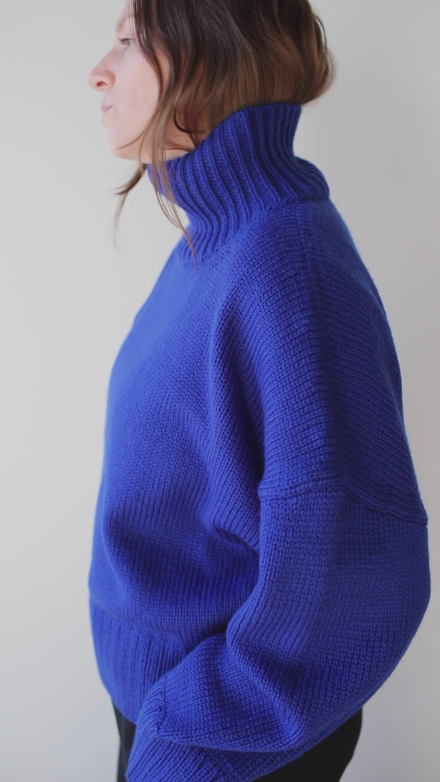 Shaina Mote Rhys Sweater in Cobalt