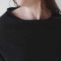 Lauren Manoogian Shoulder Boatneck in Black