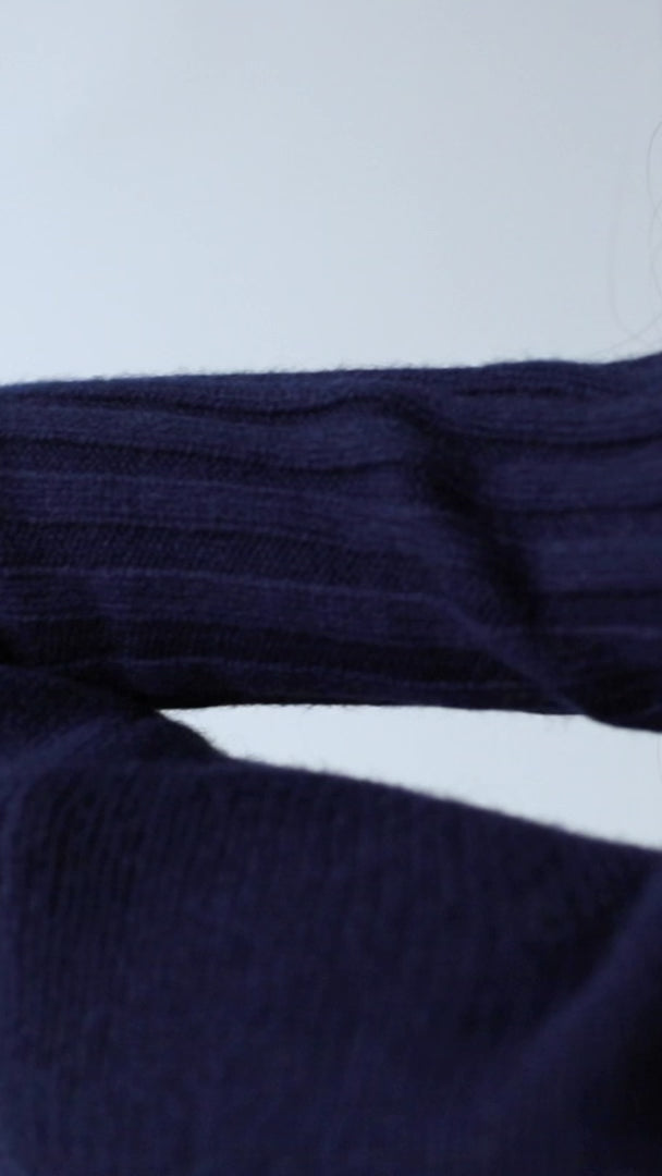 Sayaka Davis Highcollar Sweater in Indigo