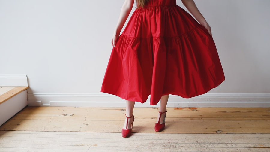 Fabiana Pigna Candela Dress in Scarlet