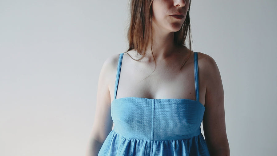 Rachel Comey Maninette Dress in Blue