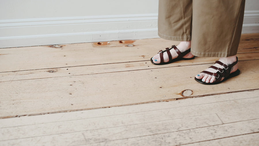 Rachel Comey Sawyer Sandal in Dark Brown