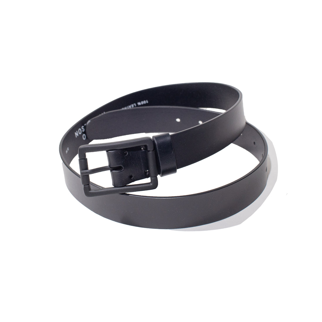 Studio Nicholson Leather Belt in Darkest Navy