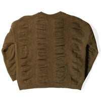 Black Crane Waterfall Sweater in Dark Olive