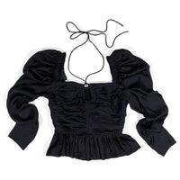 Ulla Johnson Mirelle Blouse in Noir