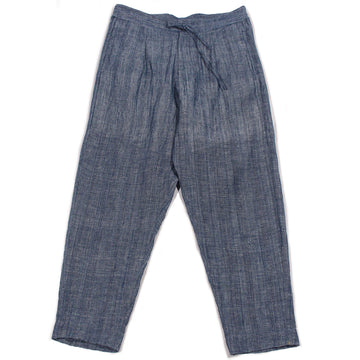 11.11 / Eleven Eleven Tailored Trouser in Indigo Chambray