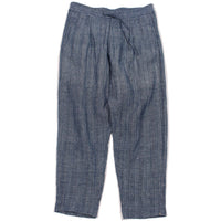 11.11 / Eleven Eleven Tailored Trouser in Indigo Chambray