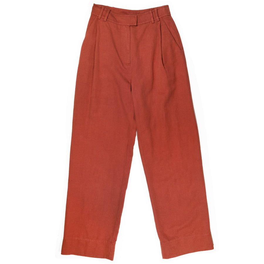 Apiece Apart Manon Trouser in Chipotle