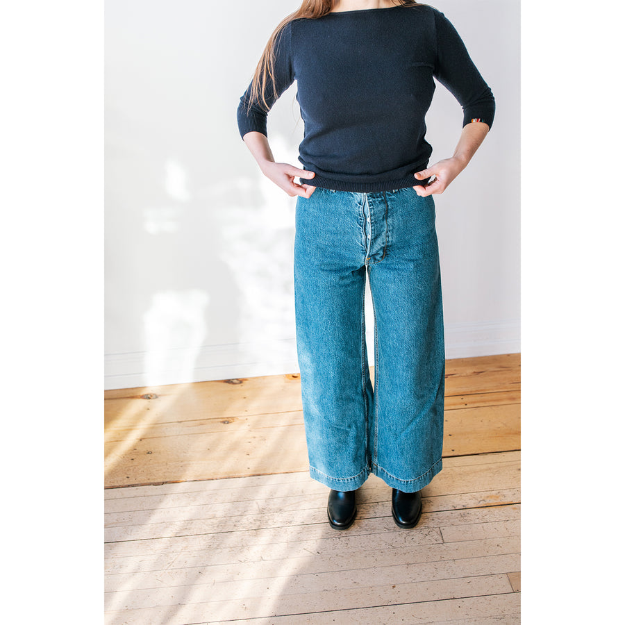 Jesse Kamm Sailor Pant in Cowboy Blue