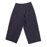 Kaarem Bambu Split Leg Pant in Black Blue