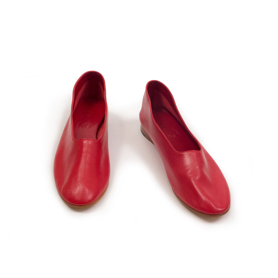 Martiniano Glove Flat in Red