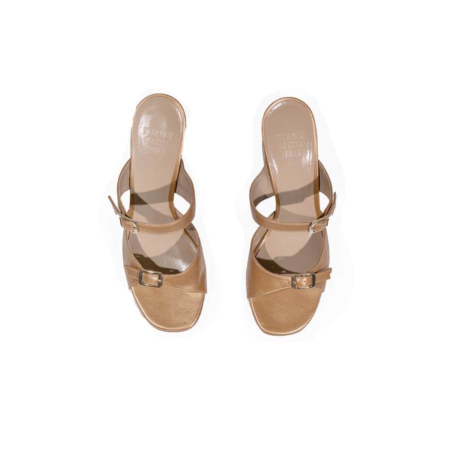 Maryam Nassir Zadeh Una Sandal in Bronze