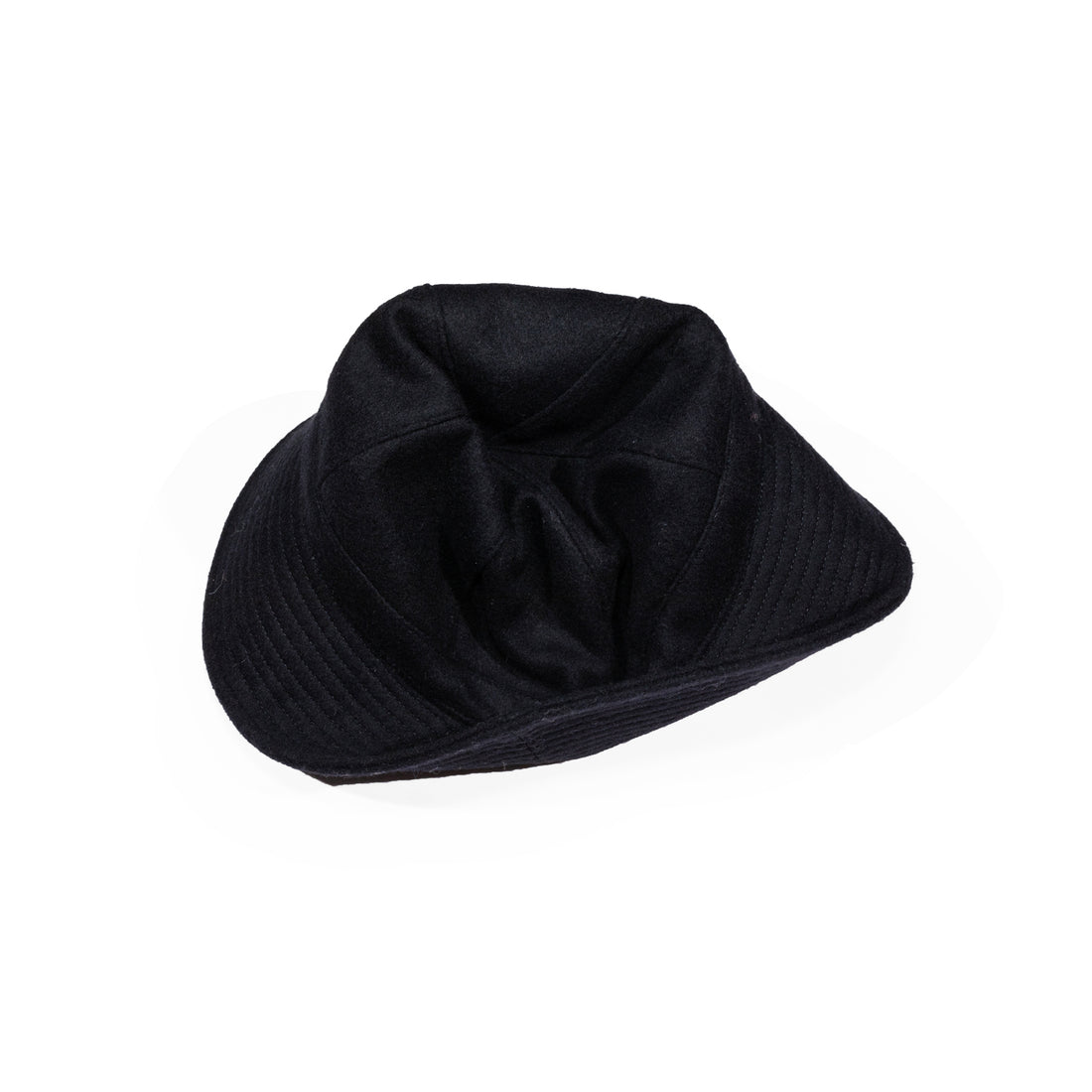 Mature Ha Recycle Wool x Recycle Nylon Metro Hat in Black