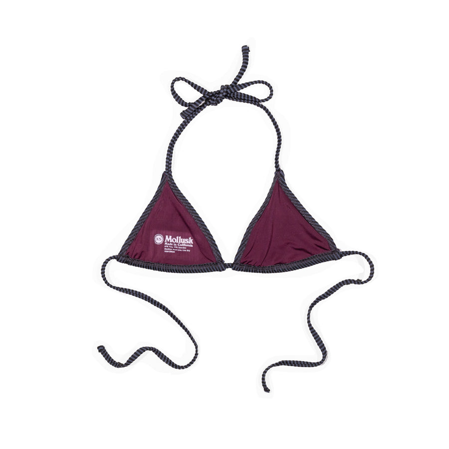 Mollusk String Theory Bikini Top in Midnight