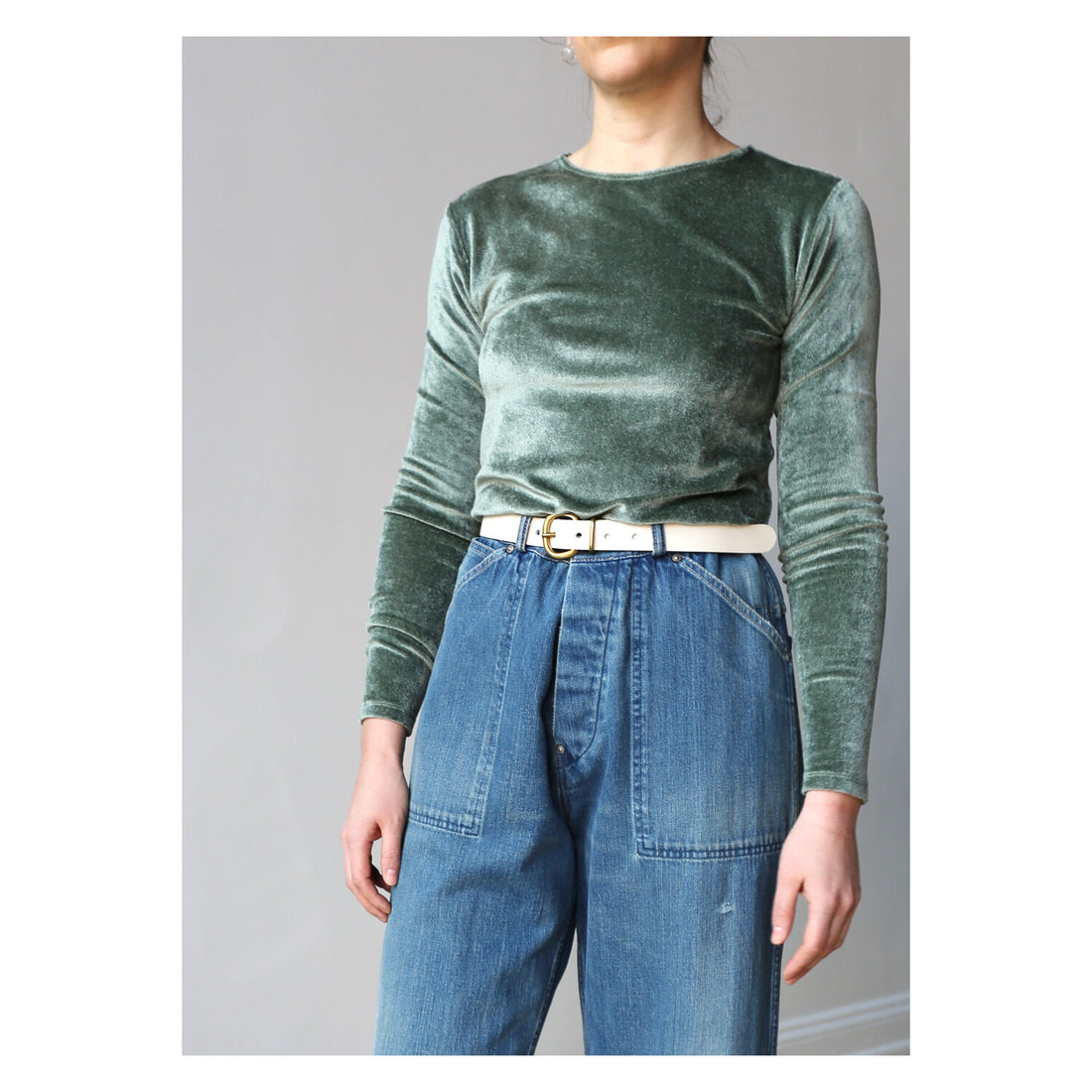 Rachel Comey Thin Estate Belt in Natural