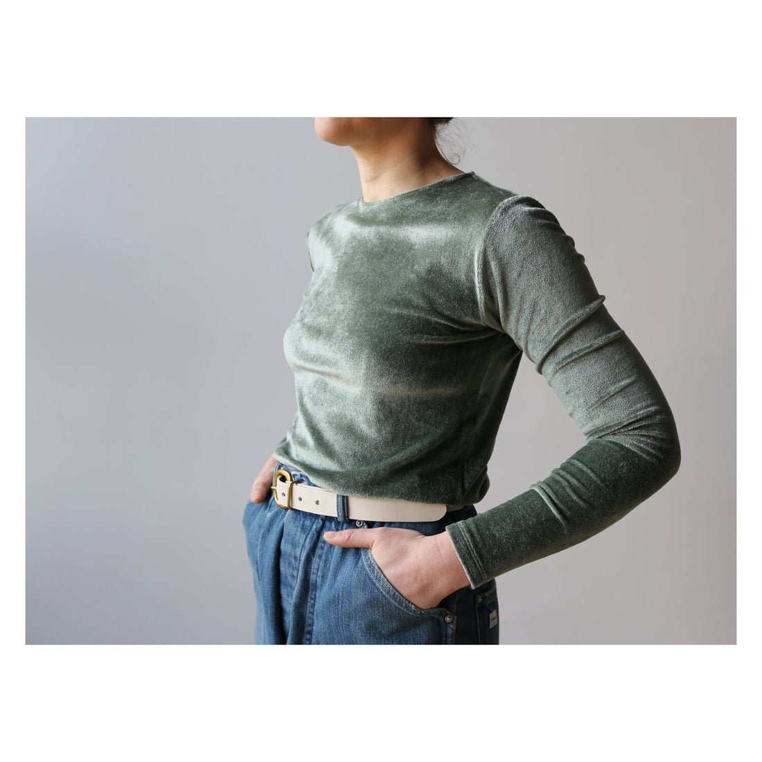 Rachel Comey Thin Estate Belt in Natural