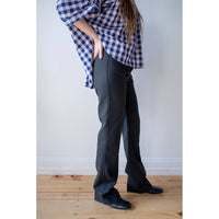 HOPE Boot Trousers in Black Wool