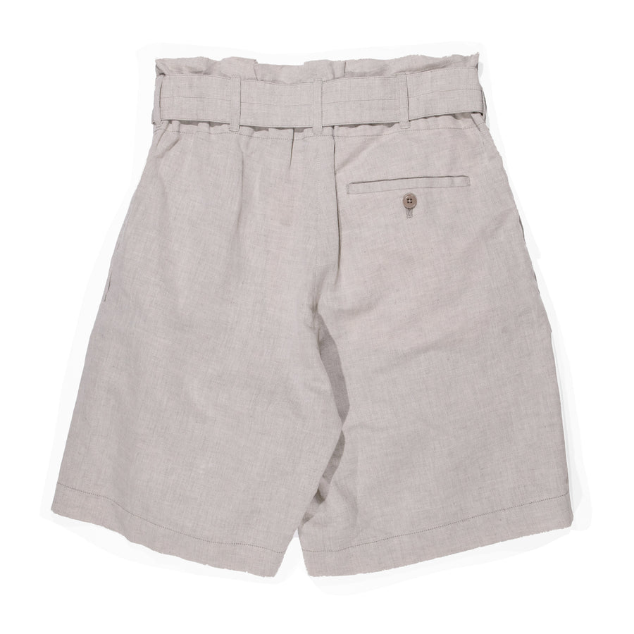 Sayaka Davis Belted Shorts in Sage Gray