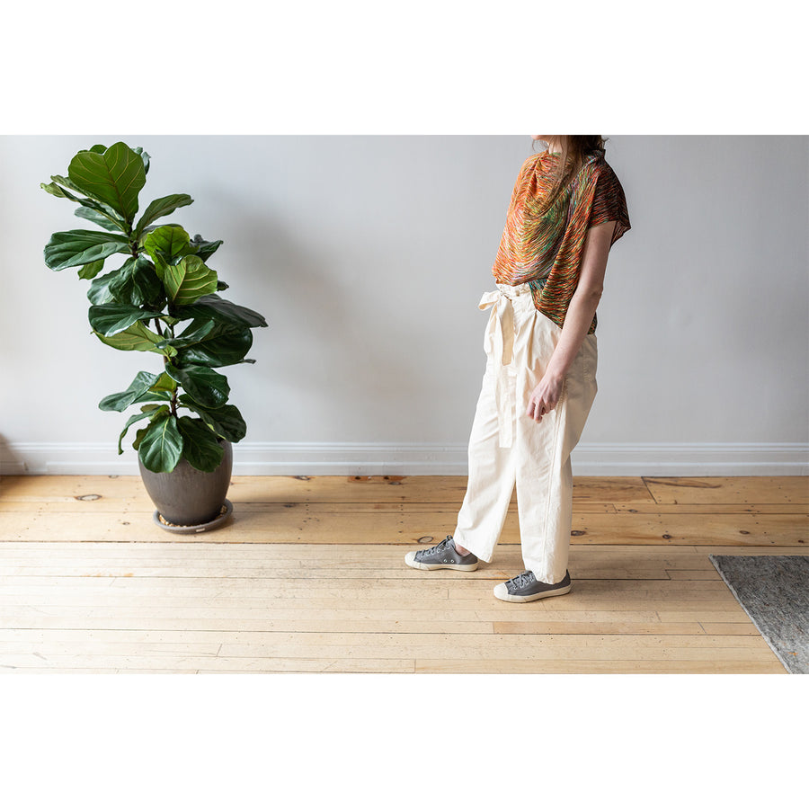 Sayaka Davis Tucked Pant in Ecru