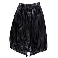 Sayaka Davis Vegan Leather Balloon Skirt in Black