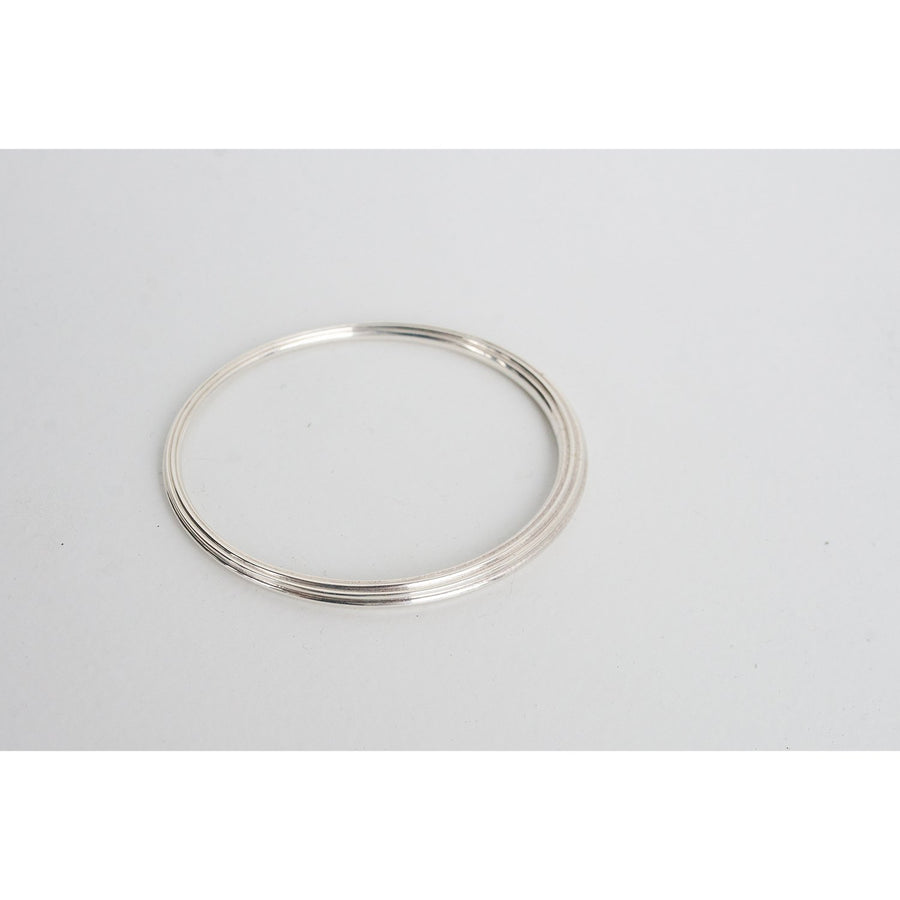 Ursa Major Fluted Tapered Bangle No.1 in Sterling Silver