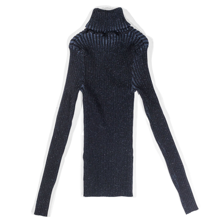 Giu Giu Nonna Turtleneck in Onyx/Blue Star